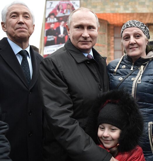 Russian President Vladimir Putin's working trip to Dagestan