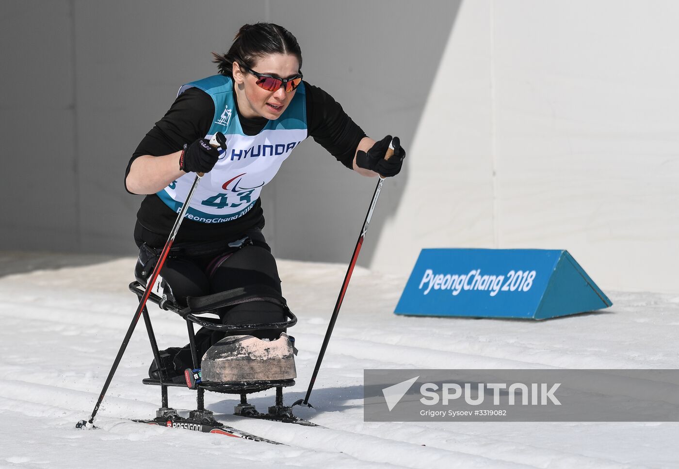 2018 Winter Paralympics. Cross-country skiing. Women. Sprint