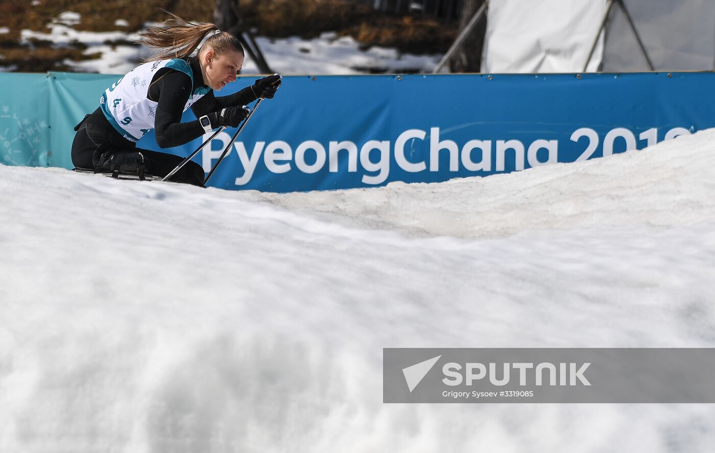 2018 Winter Paralympics. Cross-country skiing. Women. Sprint