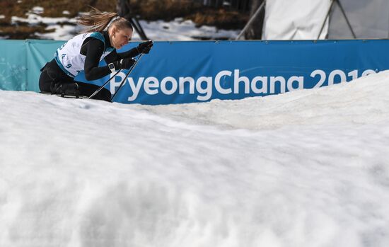 2018 Winter Paralympics. Cross-country skiing. Women. Sprint