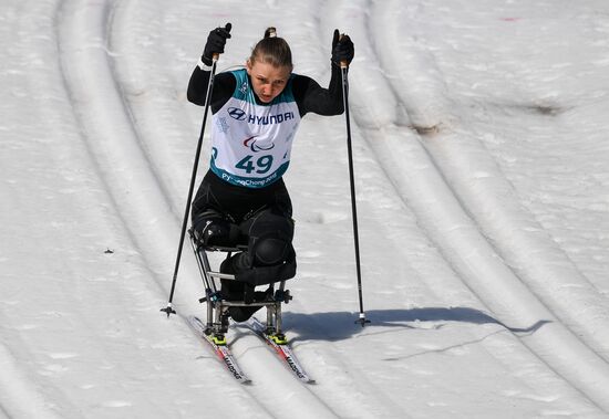 2018 Winter Paralympics. Cross-country skiing. Women. Sprint