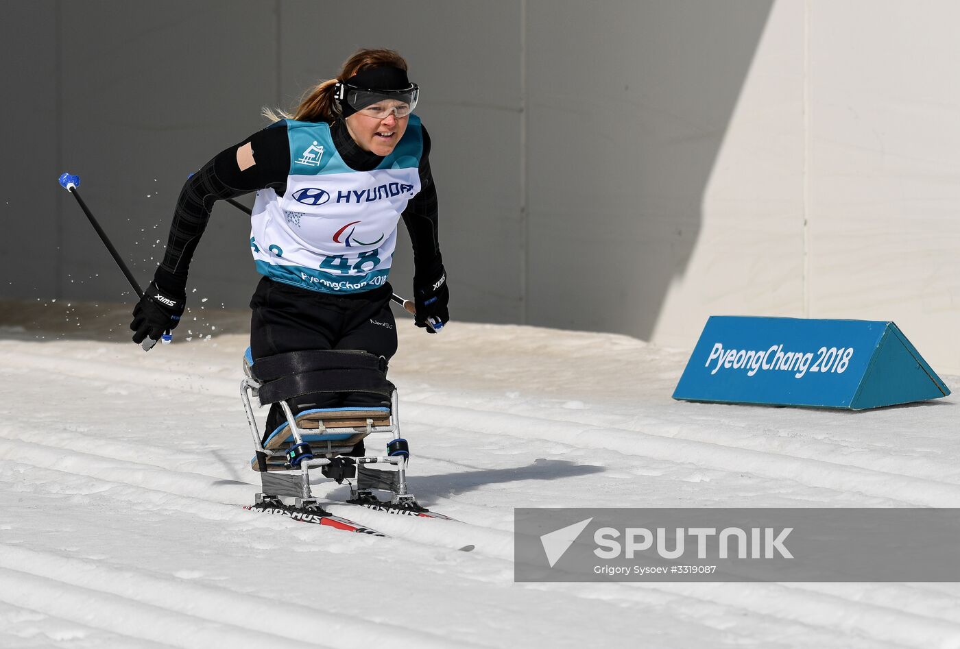 2018 Winter Paralympics. Cross-country skiing. Women. Sprint