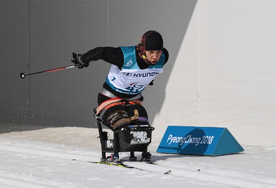 2018 Winter Paralympics. Cross-country skiing. Women. Sprint