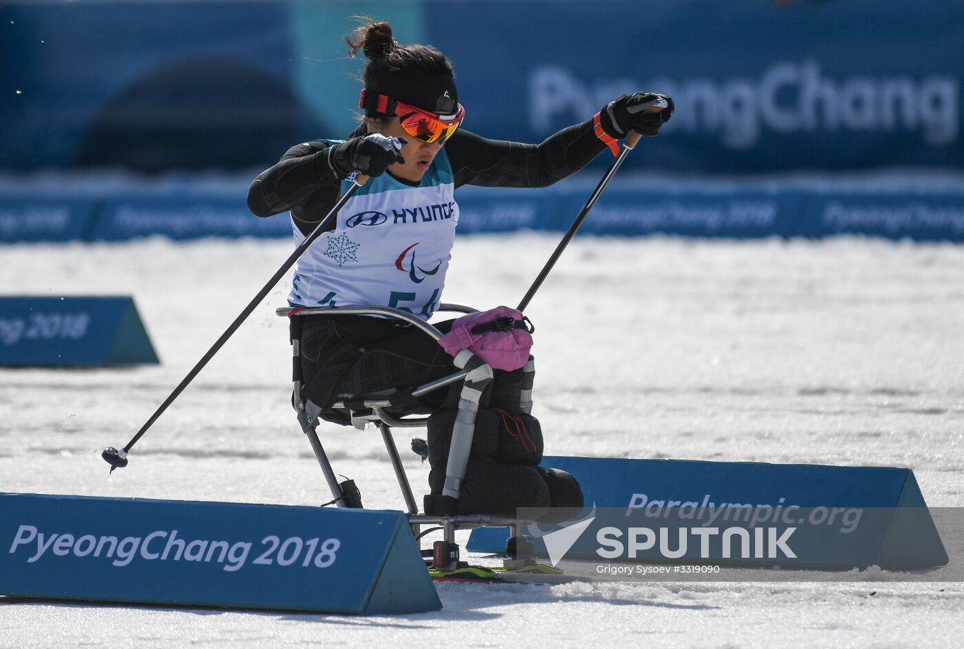 2018 Winter Paralympics. Cross-country skiing. Women. Sprint