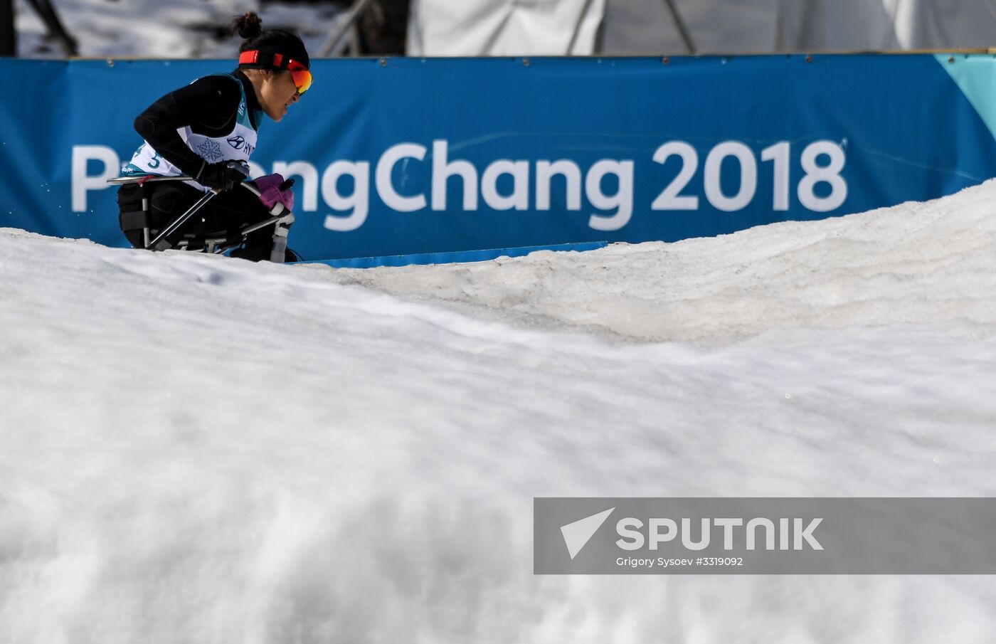 2018 Winter Paralympics. Cross-country skiing. Women. Sprint