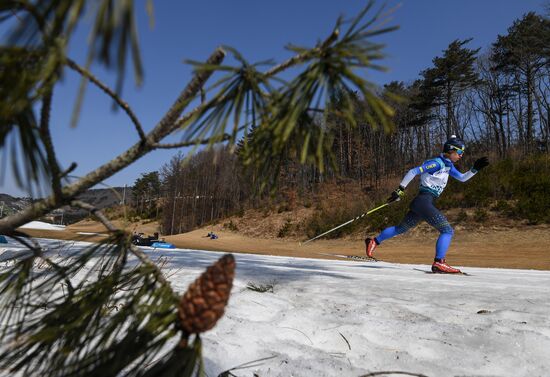 2018 Winter Paralympics. Cross-country skiing. Women. Sprint