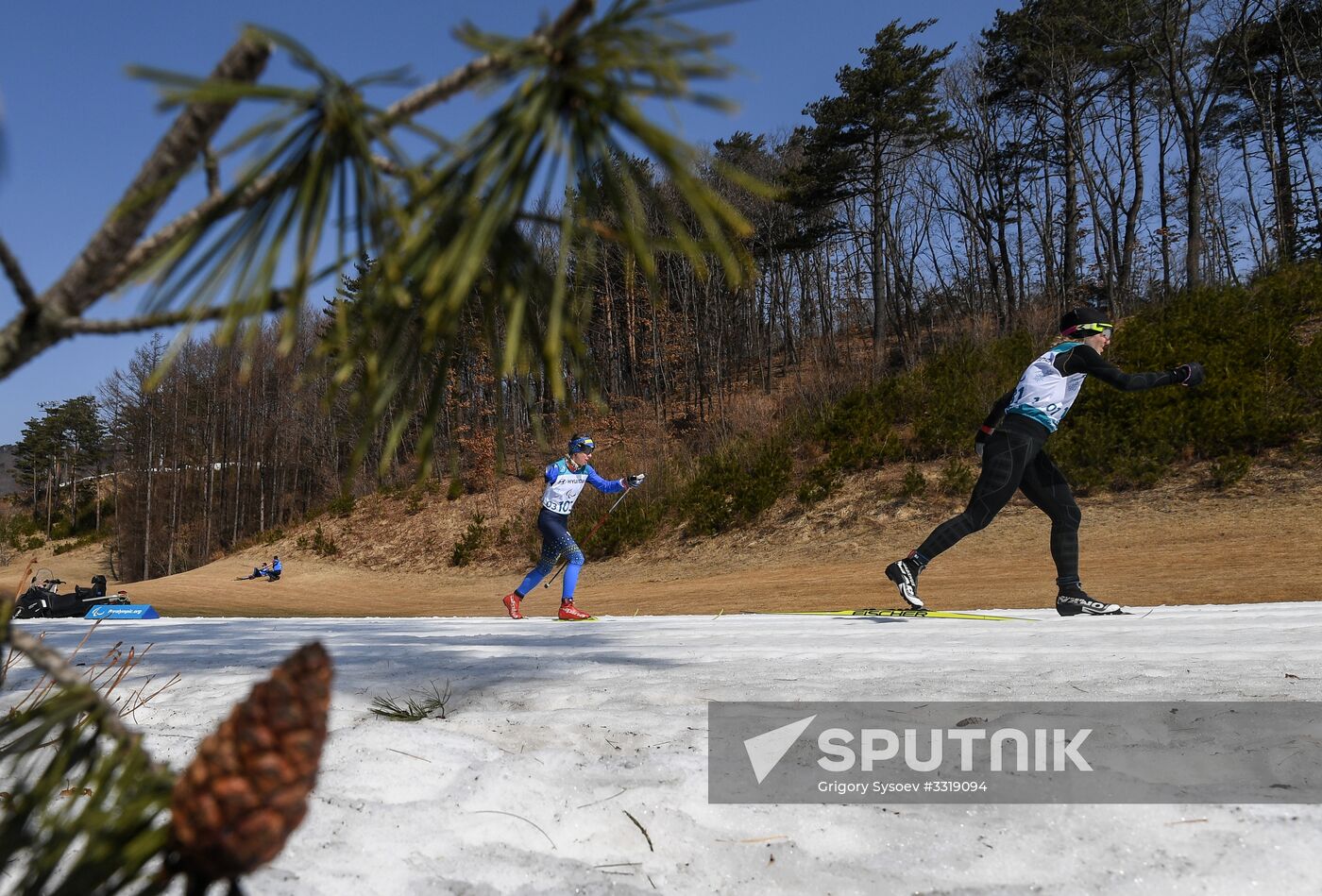 2018 Winter Paralympics. Cross-country skiing. Women. Sprint