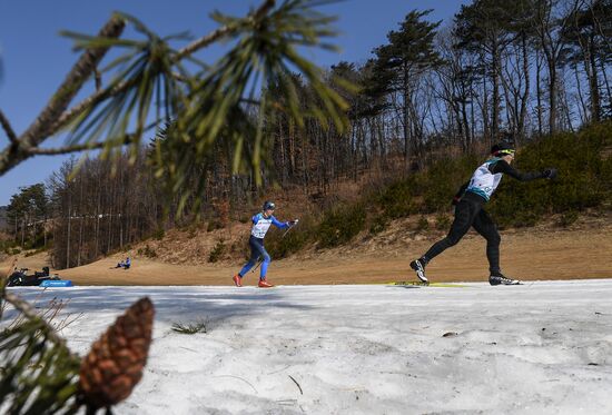 2018 Winter Paralympics. Cross-country skiing. Women. Sprint
