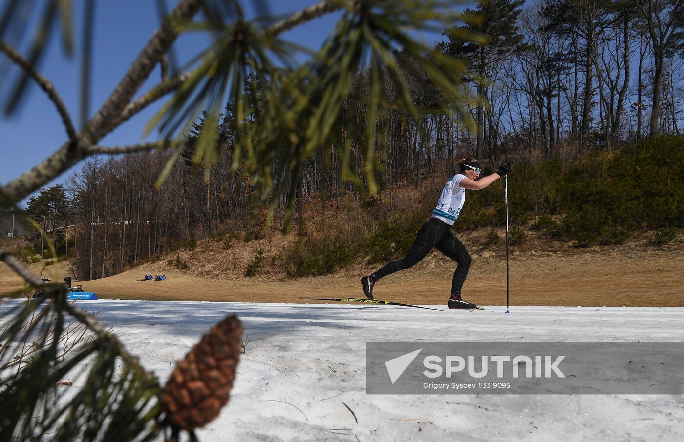 2018 Winter Paralympics. Cross-country skiing. Women. Sprint