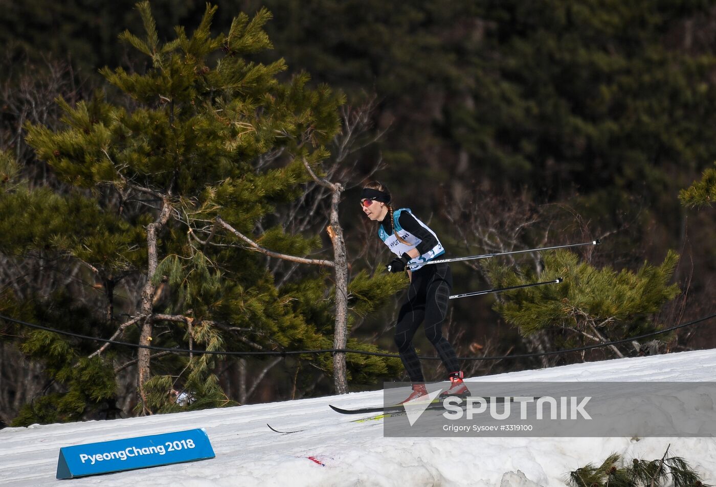 2018 Winter Paralympics. Cross-country skiing. Women. Sprint
