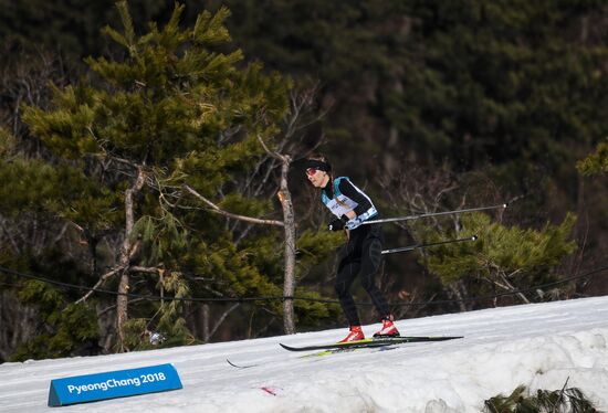 2018 Winter Paralympics. Cross-country skiing. Women. Sprint