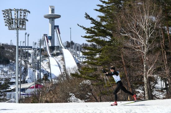2018 Winter Paralympics. Cross-country skiing. Women. Sprint