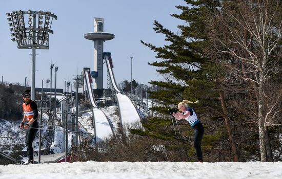 2018 Winter Paralympics. Cross-country skiing. Women. Sprint
