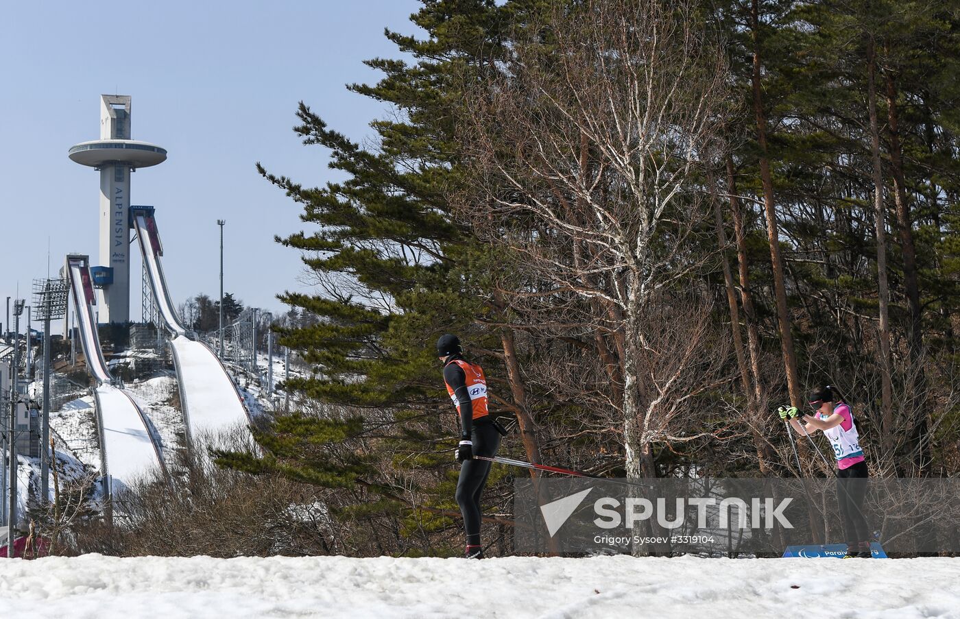 2018 Winter Paralympics. Cross-country skiing. Women. Sprint