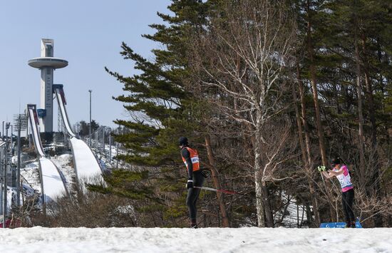 2018 Winter Paralympics. Cross-country skiing. Women. Sprint