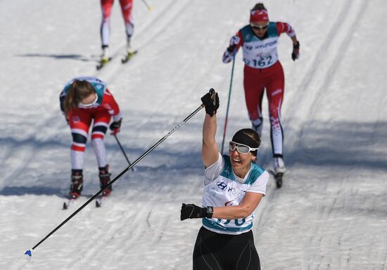 2018 Winter Paralympics. Cross-country skiing. Women. Sprint