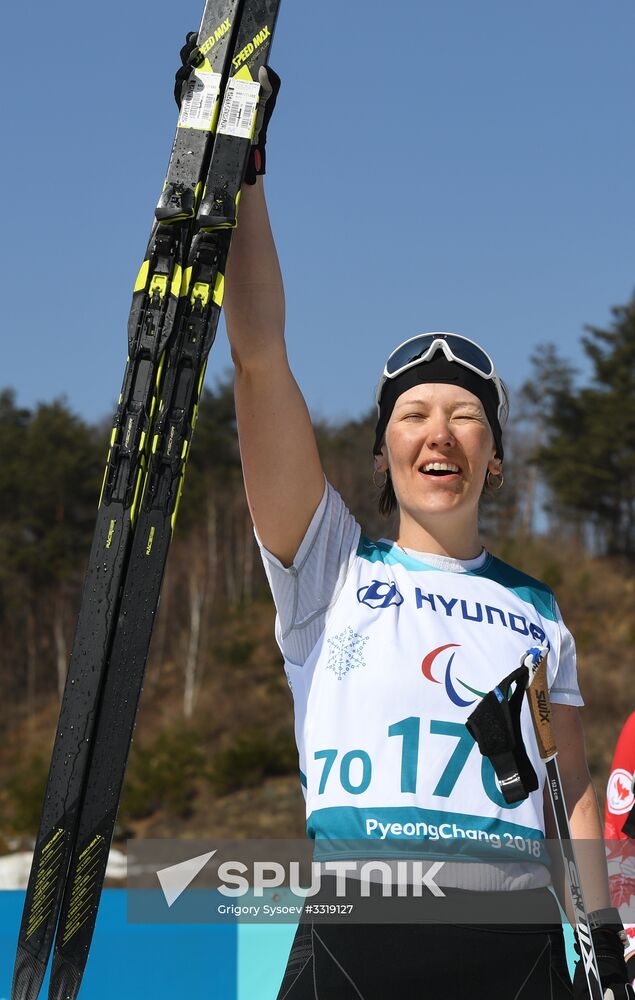 2018 Winter Paralympics. Cross-country skiing. Women. Sprint