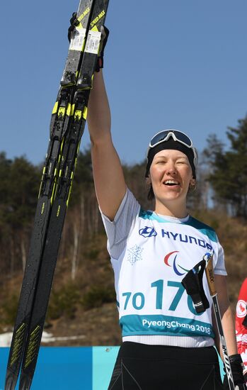 2018 Winter Paralympics. Cross-country skiing. Women. Sprint