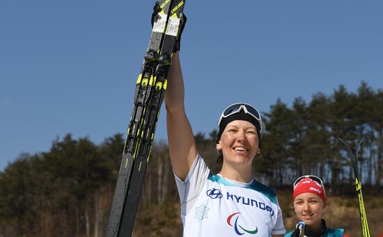 2018 Winter Paralympics. Cross-country skiing. Women. Sprint