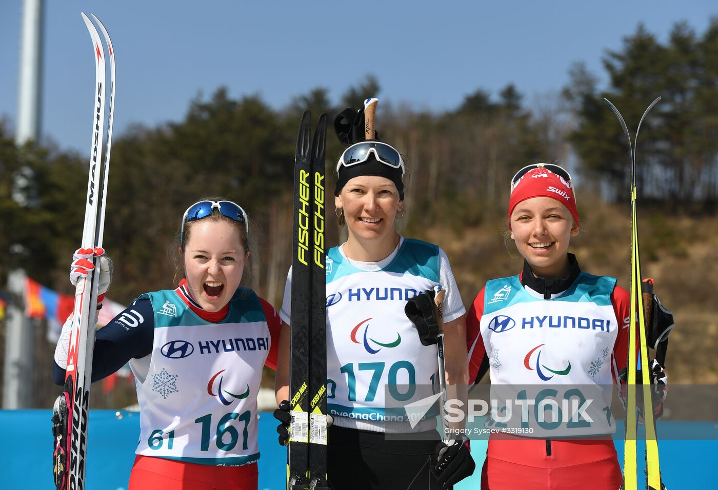 2018 Winter Paralympics. Cross-country skiing. Women. Sprint