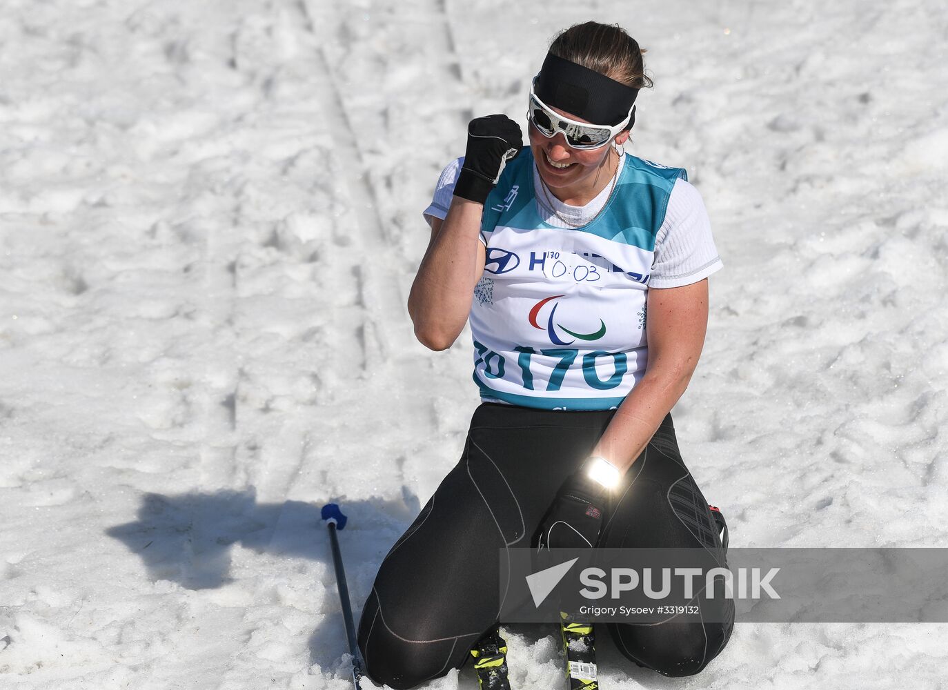 2018 Winter Paralympics. Cross-country skiing. Women. Sprint