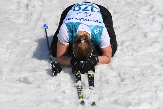 2018 Winter Paralympics. Cross-country skiing. Women. Sprint
