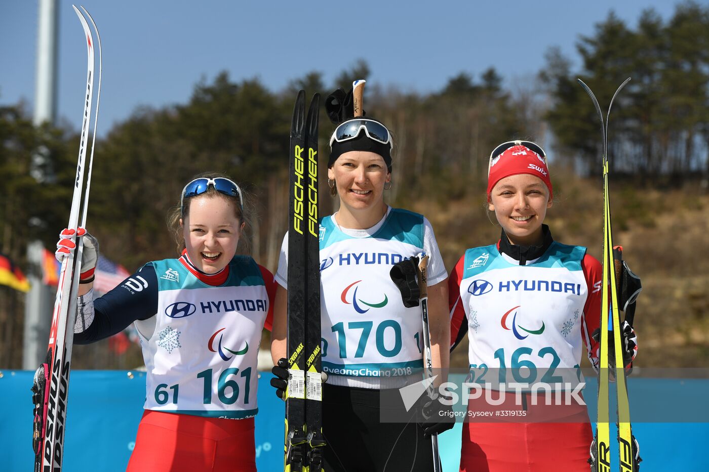 2018 Winter Paralympics. Cross-country skiing. Women. Sprint