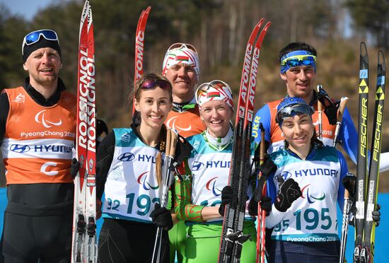 2018 Winter Paralympics. Cross-country skiing. Women. Sprint