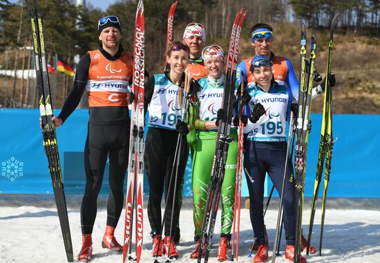 2018 Winter Paralympics. Cross-country skiing. Women. Sprint