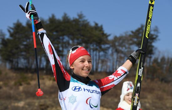 2018 Winter Paralympics. Cross-country skiing. Women. Sprint