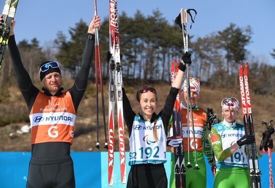 2018 Winter Paralympics. Cross-country skiing. Women. Sprint
