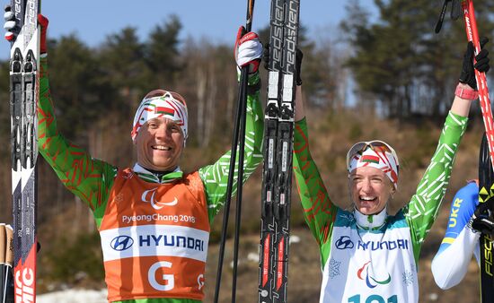 2018 Winter Paralympics. Cross-country skiing. Women. Sprint