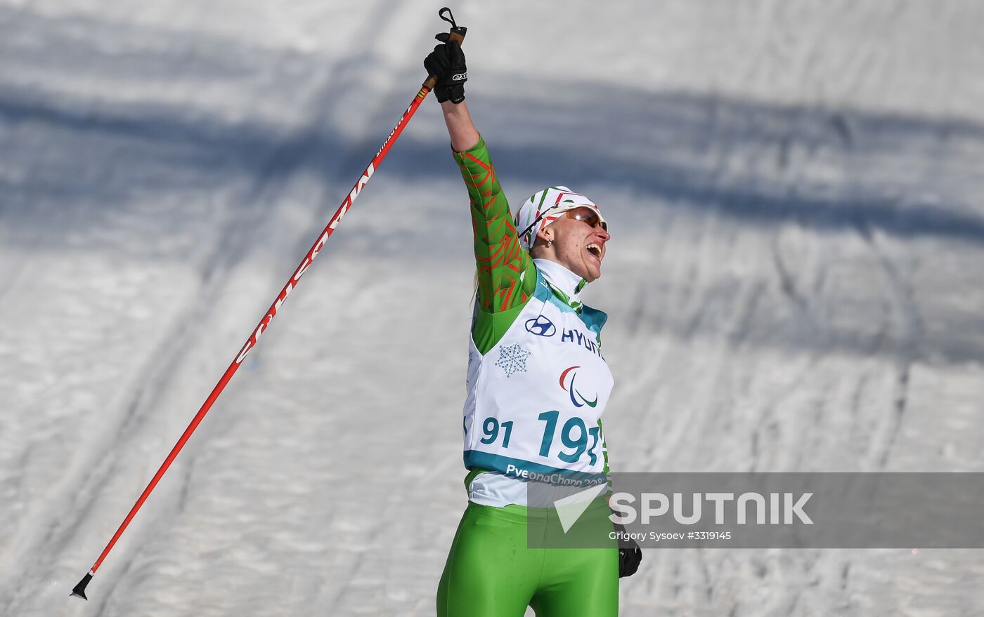 2018 Winter Paralympics. Cross-country skiing. Women. Sprint