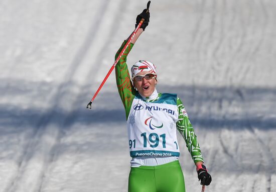 2018 Winter Paralympics. Cross-country skiing. Women. Sprint