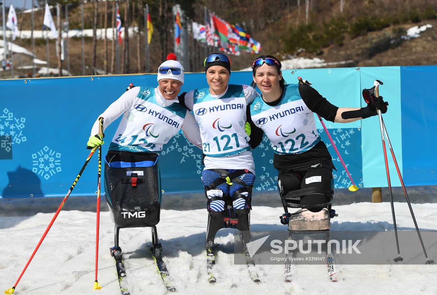 2018 Winter Paralympics. Cross-country skiing. Women. Sprint