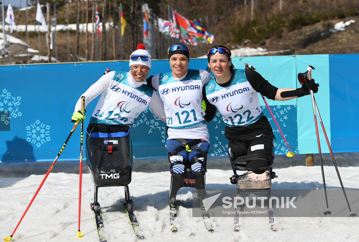 2018 Winter Paralympics. Cross-country skiing. Women. Sprint