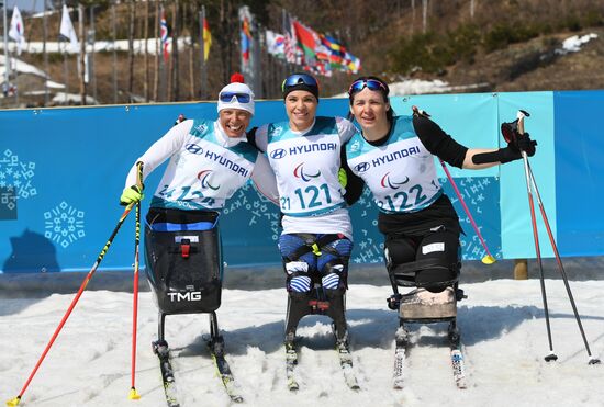 2018 Winter Paralympics. Cross-country skiing. Women. Sprint
