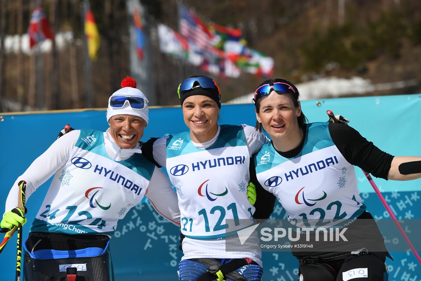 2018 Winter Paralympics. Cross-country skiing. Women. Sprint