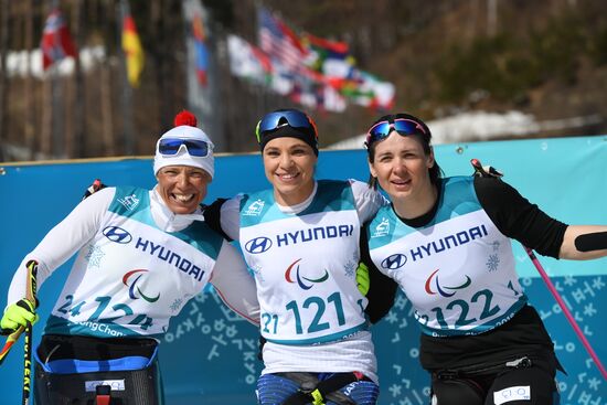 2018 Winter Paralympics. Cross-country skiing. Women. Sprint