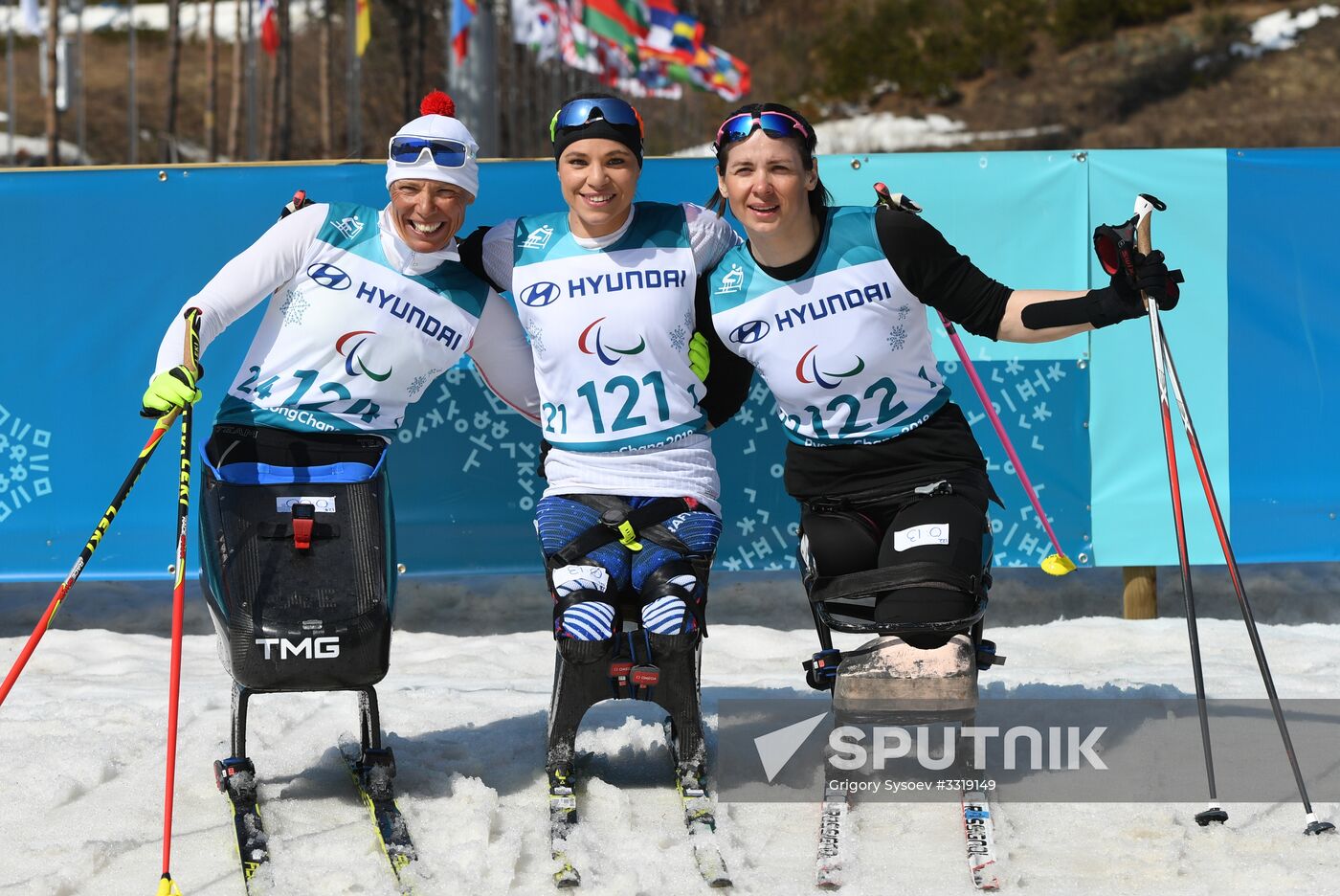 2018 Winter Paralympics. Cross-country skiing. Women. Sprint
