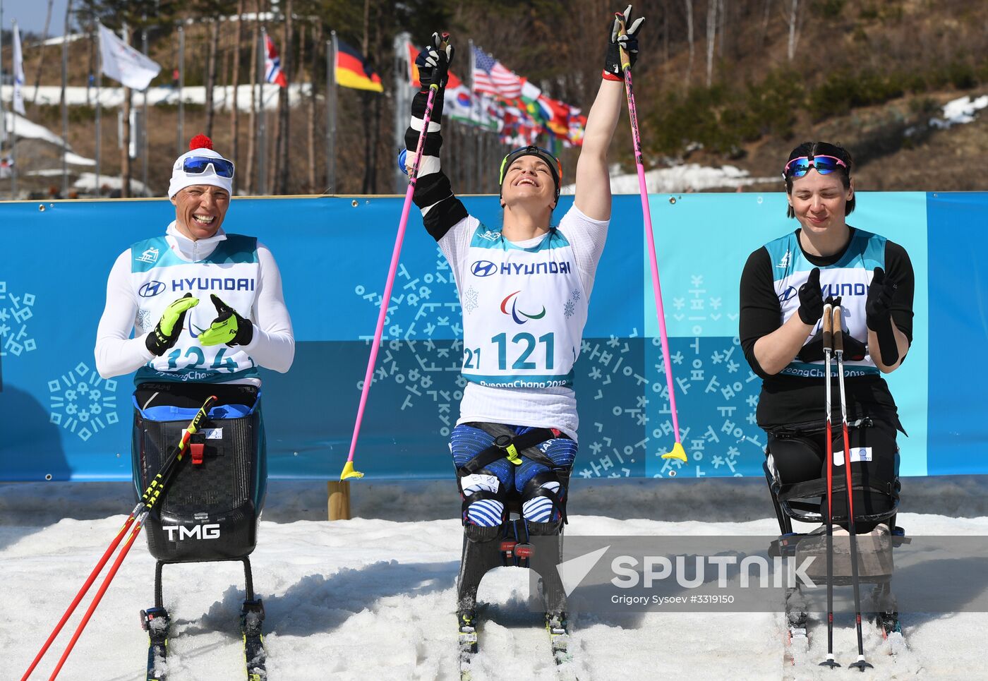 2018 Winter Paralympics. Cross-country skiing. Women. Sprint