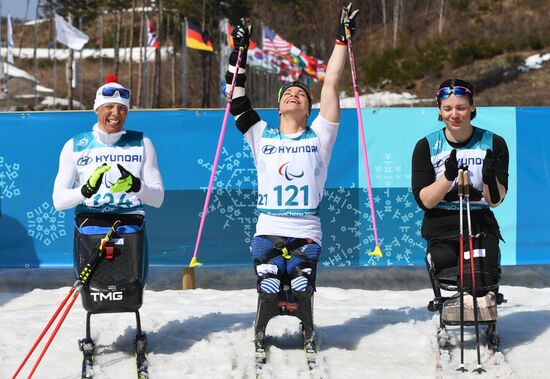 2018 Winter Paralympics. Cross-country skiing. Women. Sprint