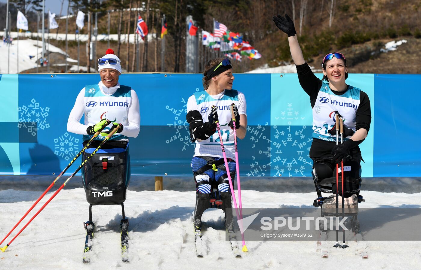 2018 Winter Paralympics. Cross-country skiing. Women. Sprint