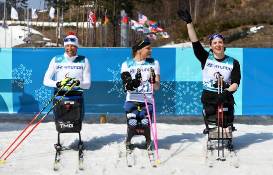 2018 Winter Paralympics. Cross-country skiing. Women. Sprint