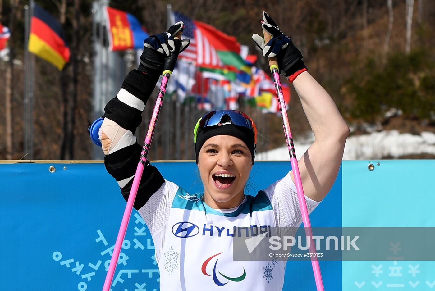 2018 Winter Paralympics. Cross-country skiing. Women. Sprint