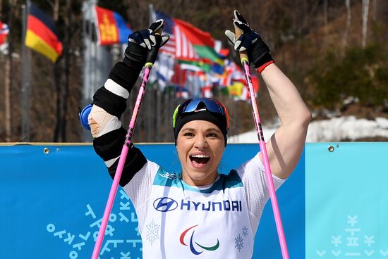 2018 Winter Paralympics. Cross-country skiing. Women. Sprint