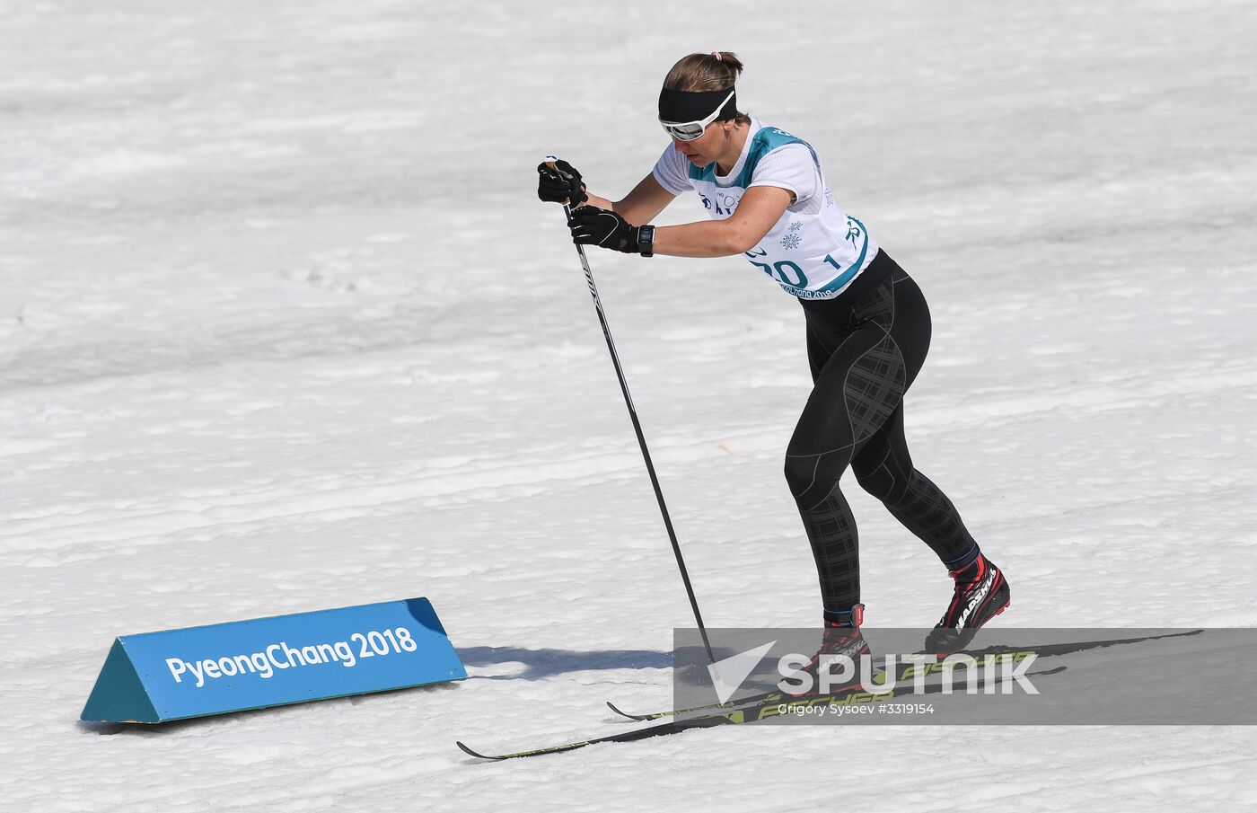 2018 Winter Paralympics. Cross-country skiing. Women. Sprint