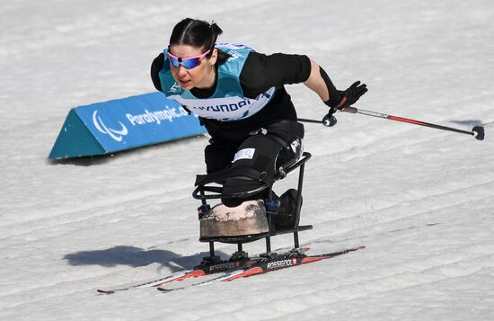 2018 Winter Paralympics. Cross-country skiing. Women. Sprint