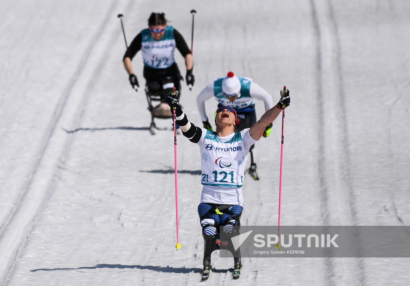 2018 Winter Paralympics. Cross-country skiing. Women. Sprint