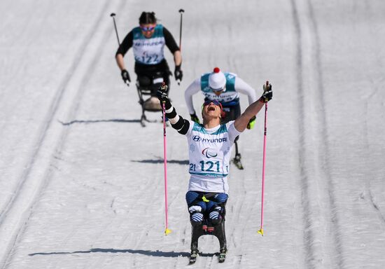 2018 Winter Paralympics. Cross-country skiing. Women. Sprint